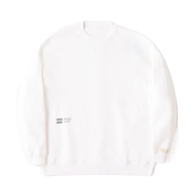 New Balance FW22 Unisex White Crewneck Long Sleeve Sweatshirt AMT25020-SST