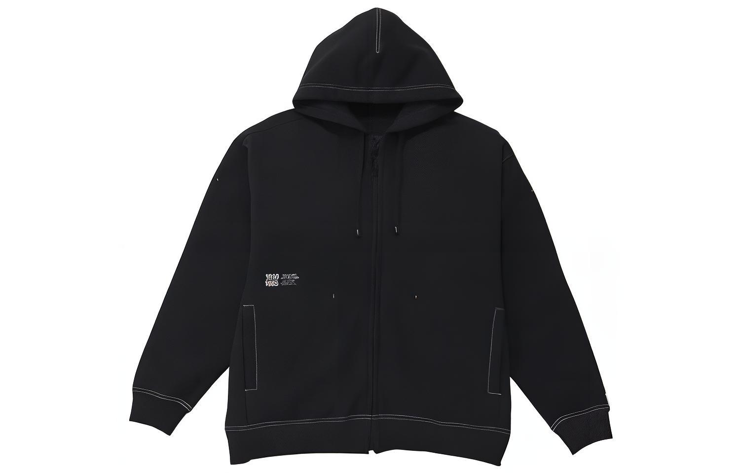 New Balance FW23 1000 Oversized Zip Hoodie Black AMJ35101-BK