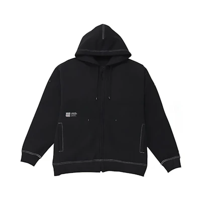 New Balance FW23 1000 Oversized Zip Hoodie Black AMJ35101-BK