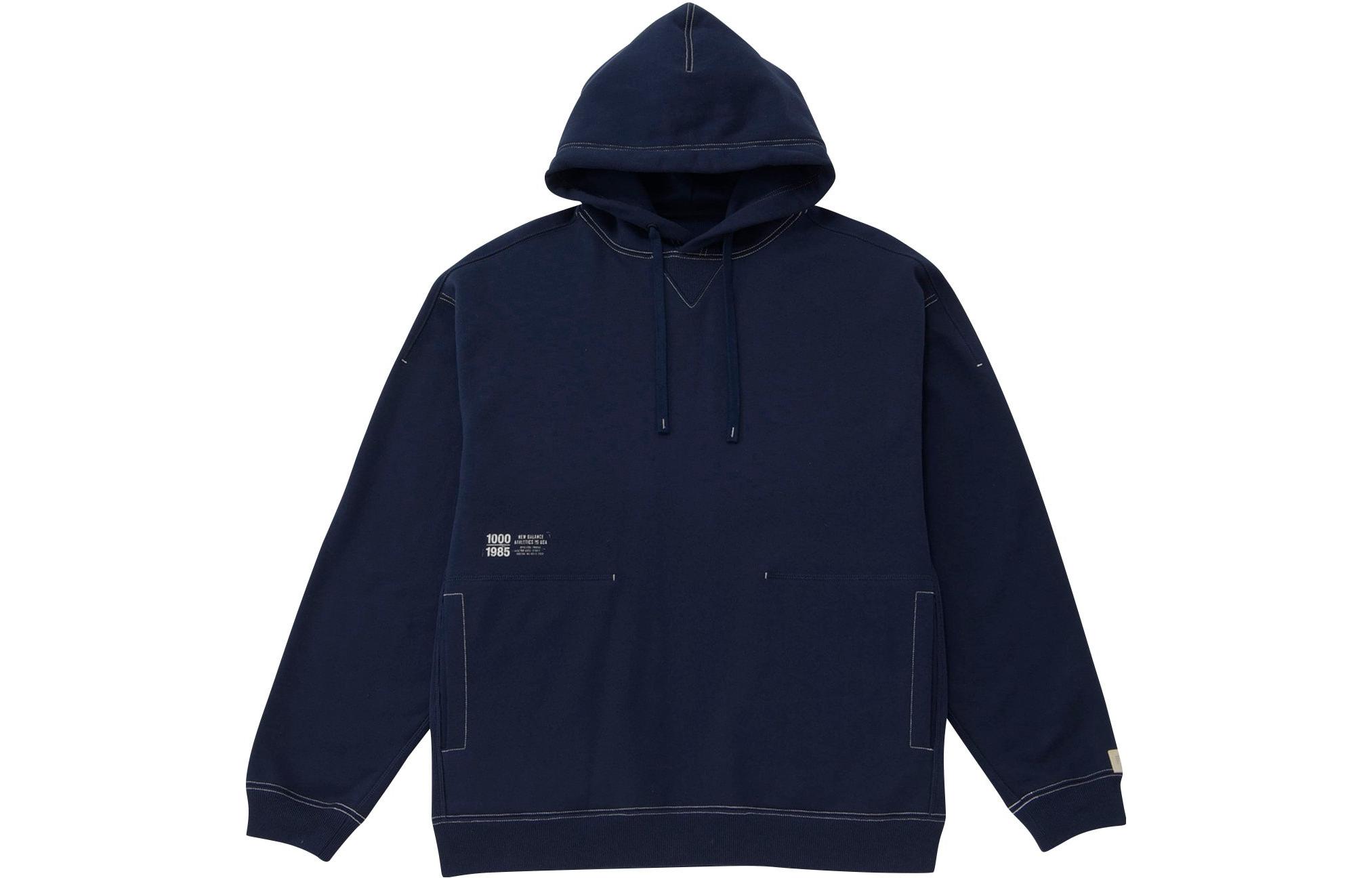 New Balance FW23 1000 Series Oversized Hoodie Deep Blue AMT35098-PGM