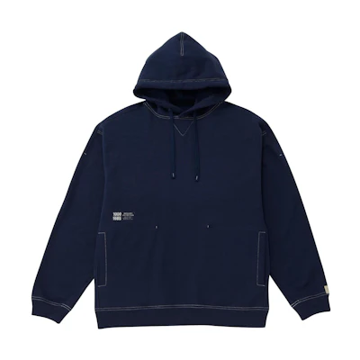 New Balance FW23 1000 Series Oversized Hoodie Deep Blue AMT35098-PGM