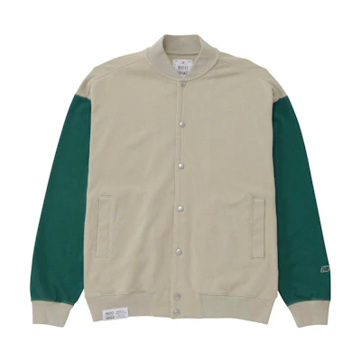 New Balance FW23 900 Series Vintage Colorblock Embroidered Jacket Green Unisex AMJ35104-TWF