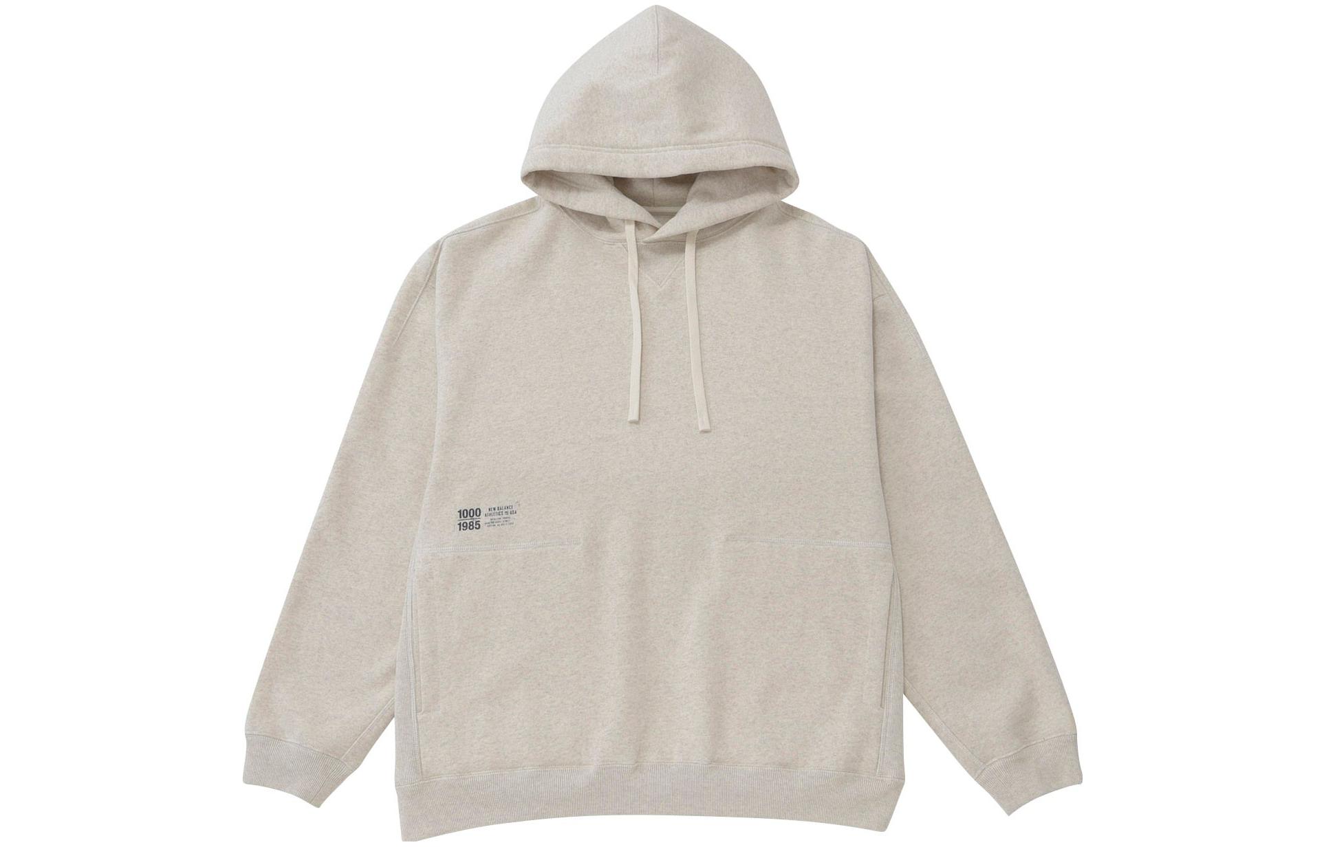 New Balance FW23 Oversized 1000 Hoodie Men’s Oatmeal AMT35098-OT