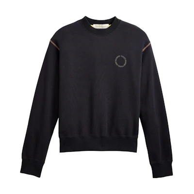New Balance FW23 Tokyo Design Studio Unisex Black Crewneck Pullover Sweatshirt UT35190-BK
