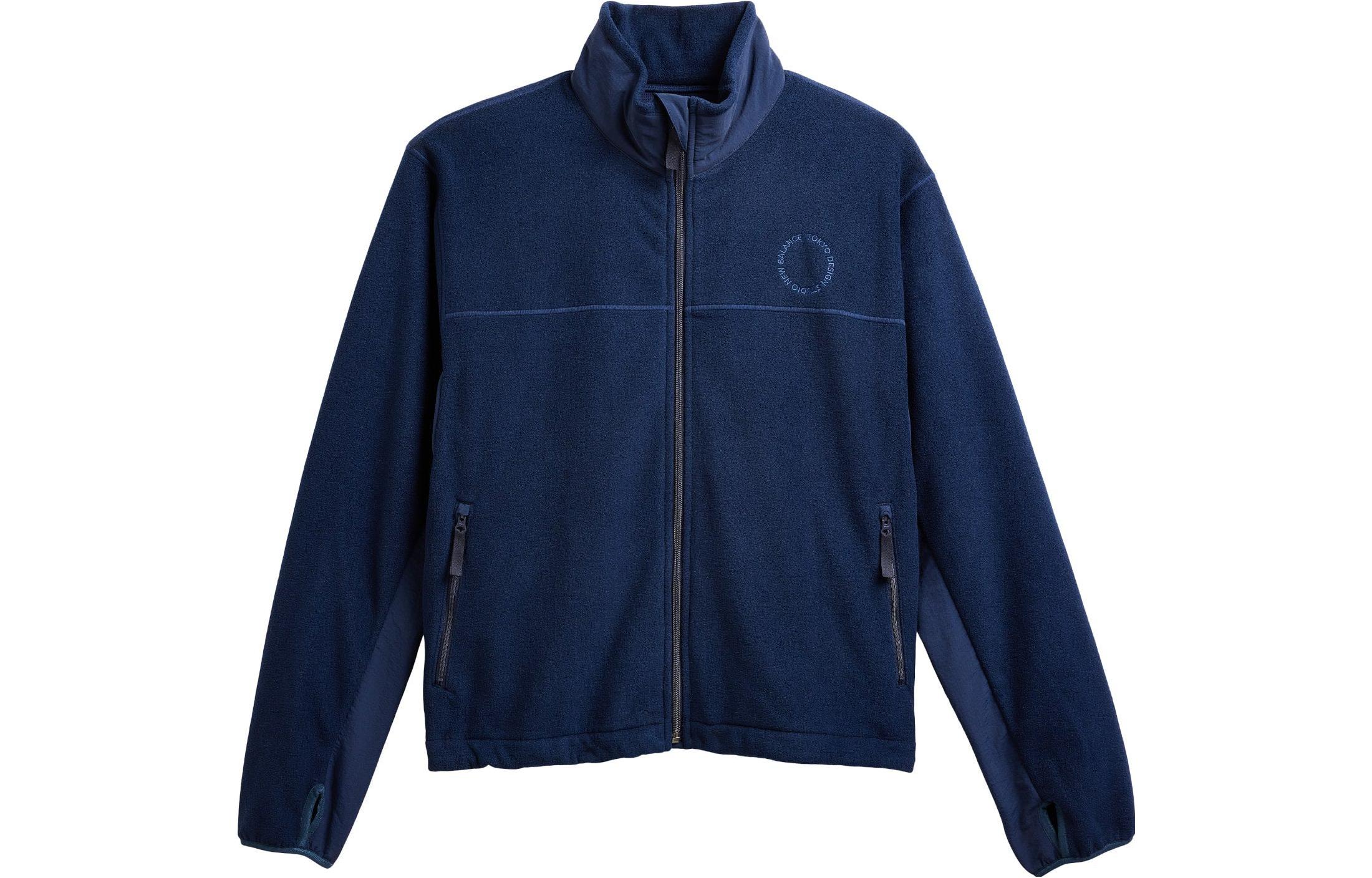 New Balance FW23 Tokyo Design Studio Zip-Up Jacket Unisex Navy Blue UJ35189-TNV