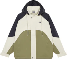 New Balance FW24 City Outdoor Windproof Breathable Hooded Jacket Khaki Unisex NAE31141-NV New Balance FW24 City Outdoor Windproof Breathable Hooded Jacket Khaki Unisex NAE31141-NV