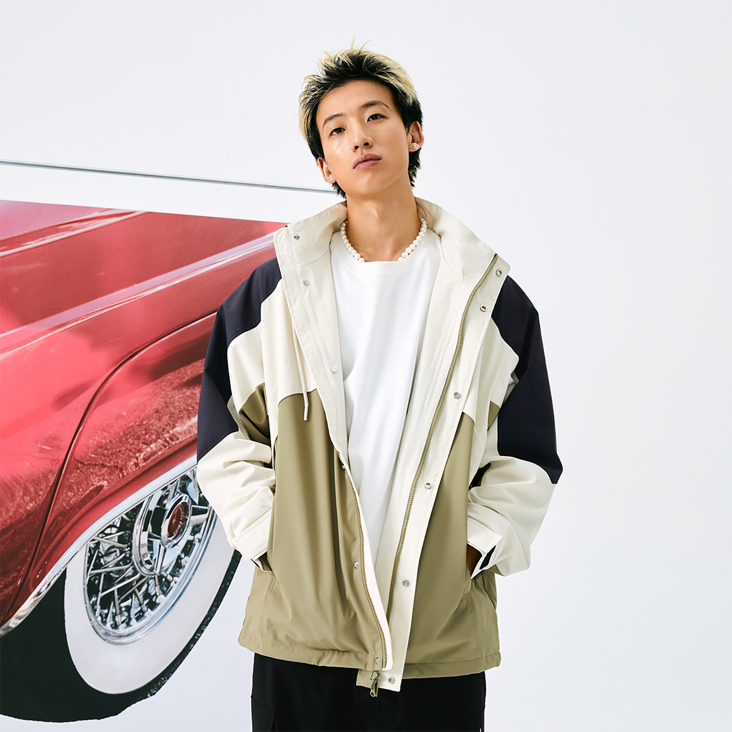 Details for New Balance FW24城市户外防风透气连帽夹克卡其色男女款 NAE31141-NV