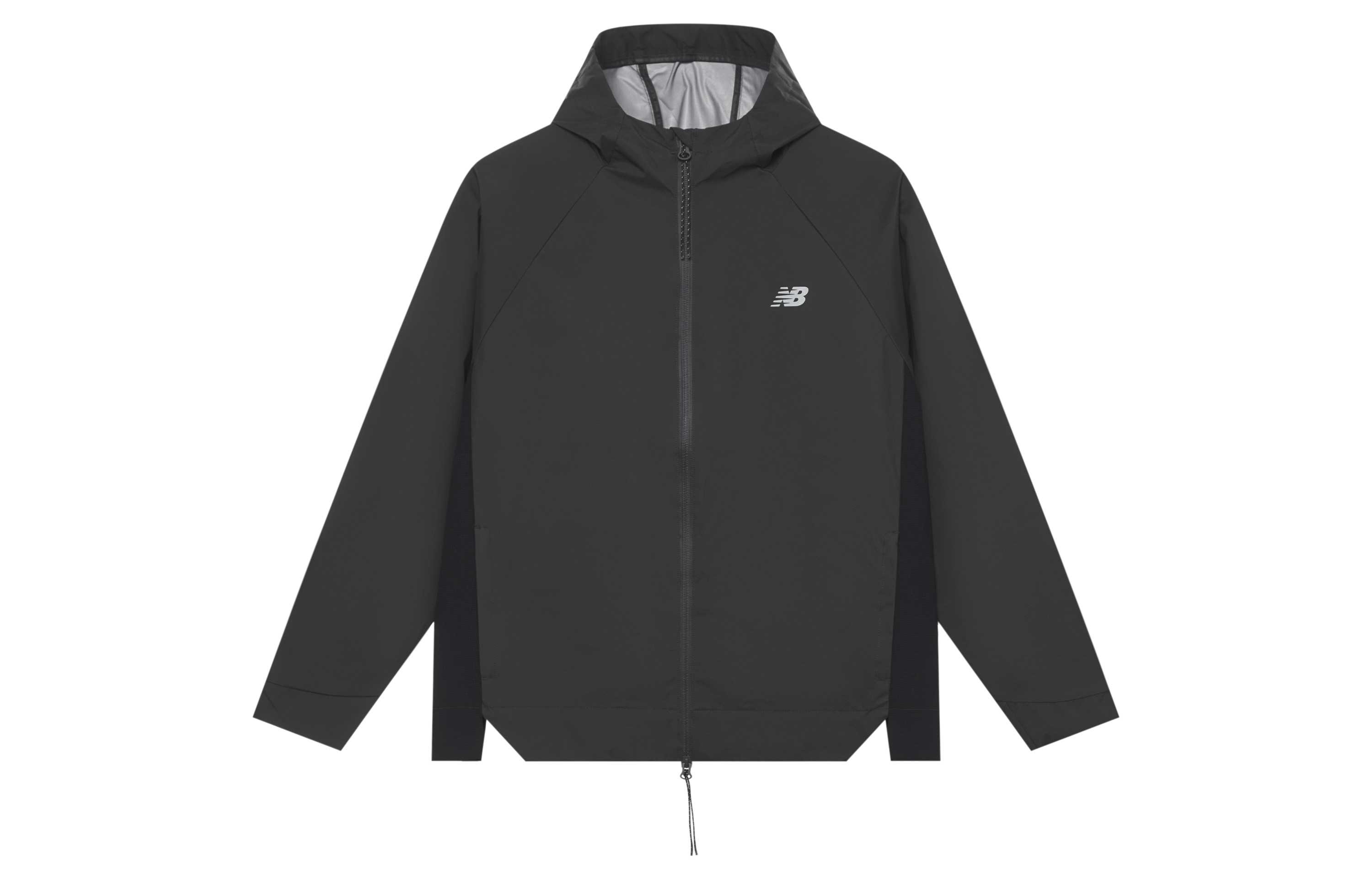 New Balance FW24 Hyper Sports Didu Colorblock Woven Hoodie Jacket Dark Grey Unisex NAE37011-DKG