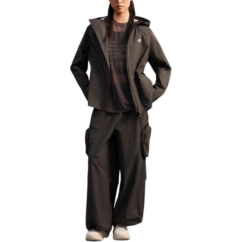 New Balance FW24 Hyper Sports Didu Colorblock Woven Hoodie Jacket Dark Grey Unisex NAE37011-DKG 圖 4