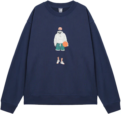 ニューバランス グラフィック オーバーサイズ クルーネックスウェット ネイビー MT41538-NNY Buy ニューバランス グラフィック オーバーサイズ クルーネックスウェット ネイビー MT41538-NNY