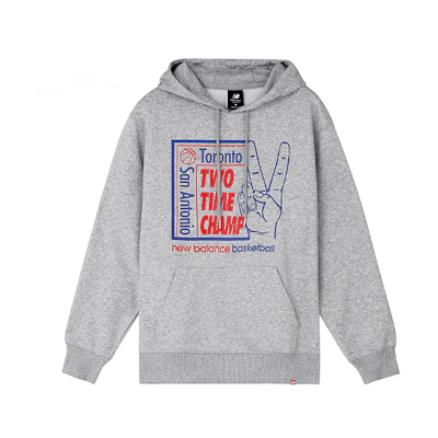 New Balance Graphic Print Hoodie Grey MT93707-AG