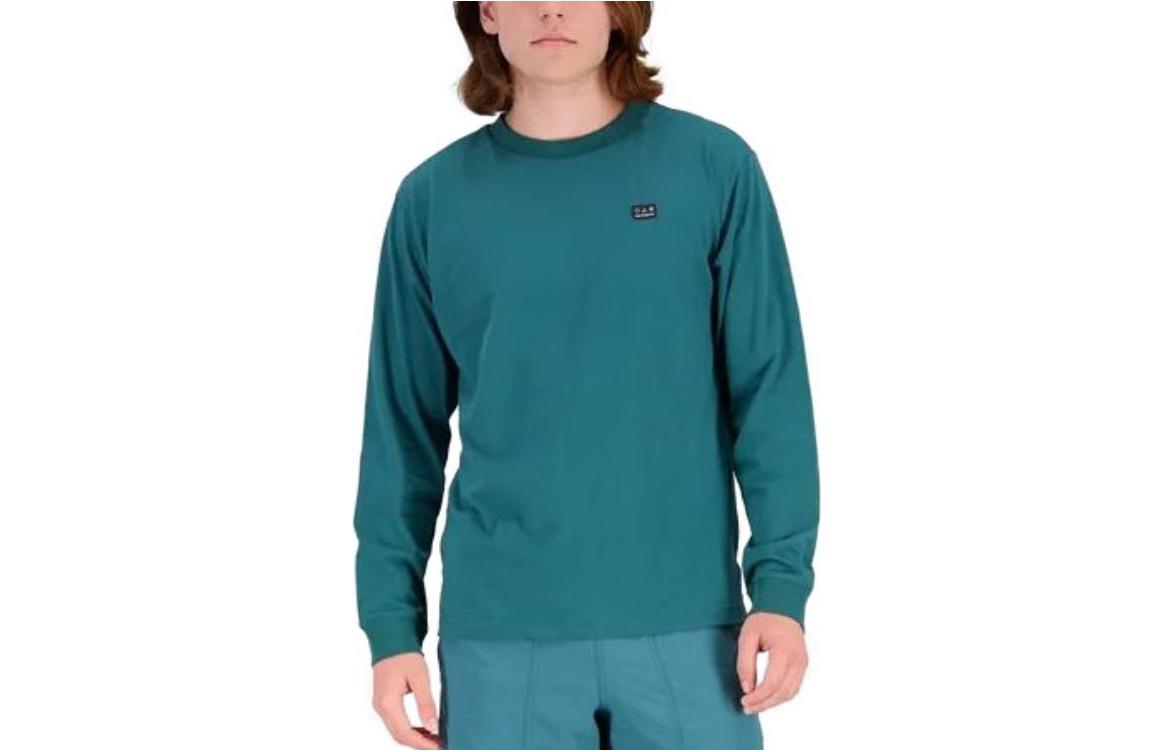 New Balance Graphic Print Pullover Sweatshirt Vintage Blue MT31511-VDA
