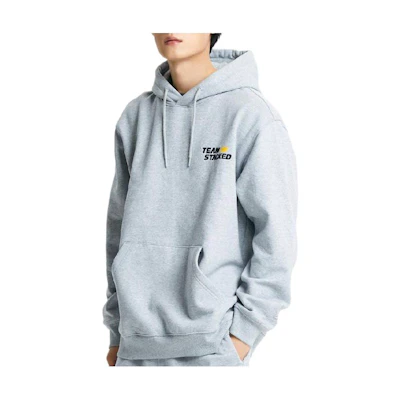 New Balance Gray Hoodie with Lettering Long Sleeve NBN0D42923-AC