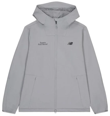 New Balance Jaket Olahraga Hoodie Anyaman Abu-Abu dengan Cetak Huruf NAE12081-GR Buy New Balance Jaket Olahraga Hoodie Anyaman Abu-Abu dengan Cetak Huruf NAE12081-GR