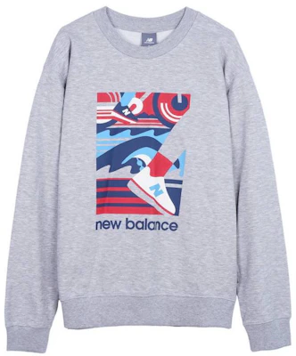 New Balance Kelabu Crewneck Lengan Panjang Oversized Sweatshirt Berlogo MT43572-AG Buy New Balance Kelabu Crewneck Lengan Panjang Oversized Sweatshirt Berlogo MT43572-AG