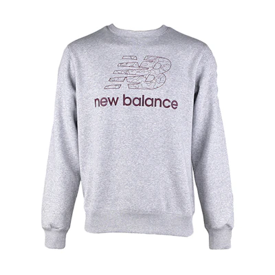 New Balance Gray Pullover Casual Sweatshirt AMT83523-AG
