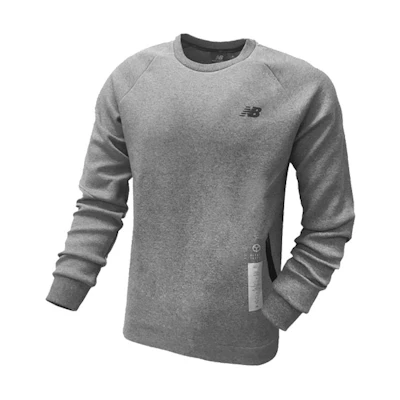 New Balance Gray Pullover Sweatshirt Casual Long Sleeve NC74N011-GR