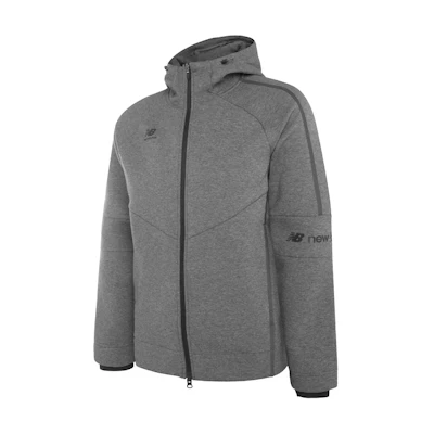 New Balance Gray Running Hoodie Sweatshirt Jacket Casual Sportswear MDA3E011-GR