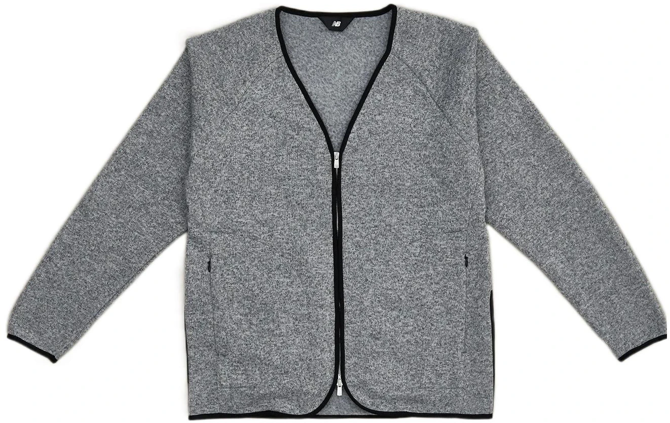 new-balance-gray-v-neck-zipper-patchwork-casual-jacket-amj-25006-dg-2