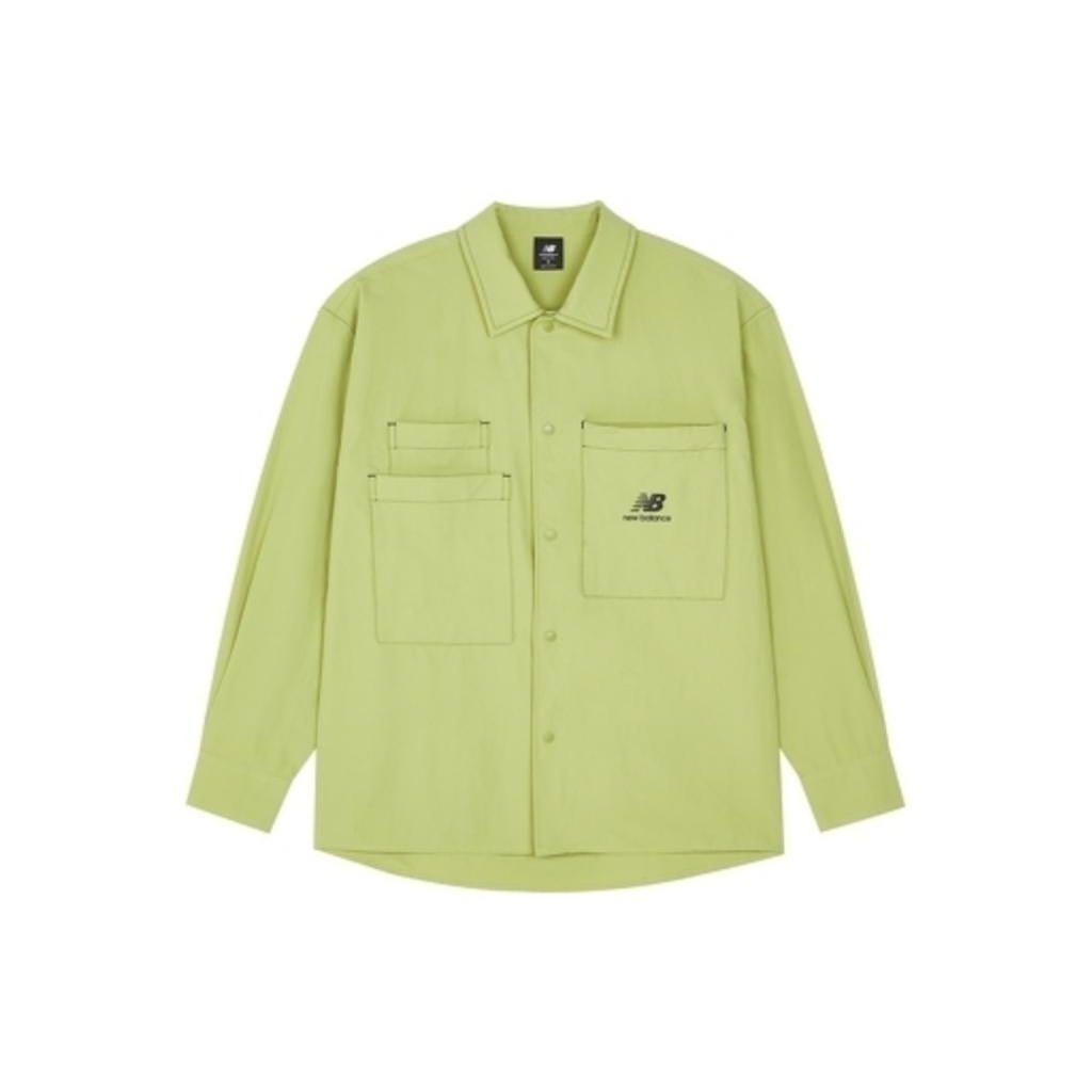 New Balance Green Casual Utility Jacket with Multiple Pockets AMJ23303-RYS