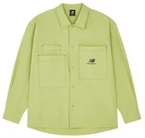 New Balance Green Casual Utility Jacket with Multiple Pockets AMJ23303-RYS New Balance Green Casual Utility Jacket with Multiple Pockets AMJ23303-RYS