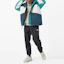Shop New Balance Green Colorblock Hooded Puffer Jacket Winter Unisex Style AMJ13330-NML
