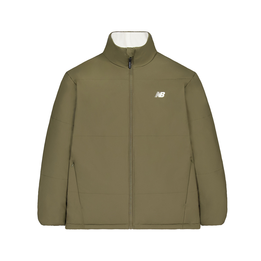 New Balance Green Comfortable Soft Casual Jacket AMJ44304-DRC