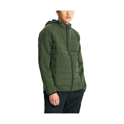 New Balance Green Full-Zip Hoodie Jacket Long Sleeve NBMDD4S091-40