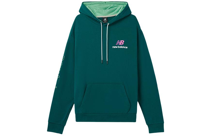 New Balance Green Hoodie Casual Sports Long Sleeve Sweatshirt MT13564-MTL