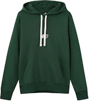 New Balance Green Hoodie with Logo Print AMT23511-NWG New Balance Green Hoodie with Logo Print AMT23511-NWG