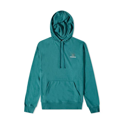 New Balance Green Hoodie with Logo Print UT21500-VDA