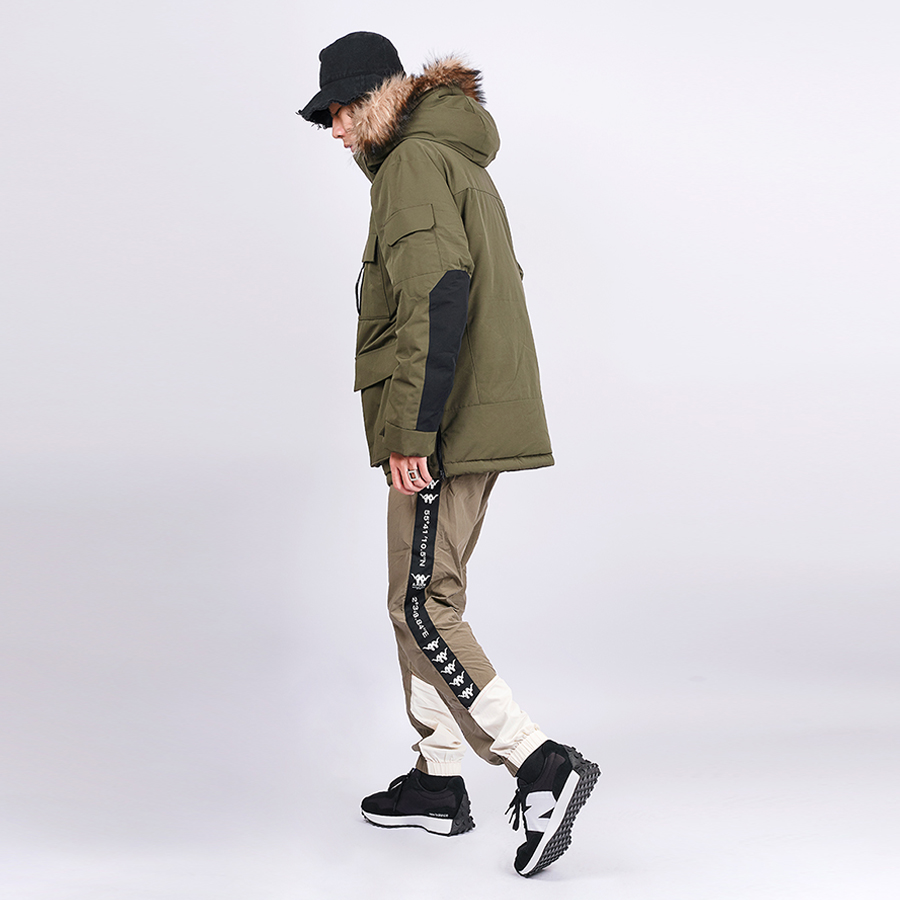 Purchase 新百伦绿色中长款羽绒服冬季休闲外套 NPA46021-KH