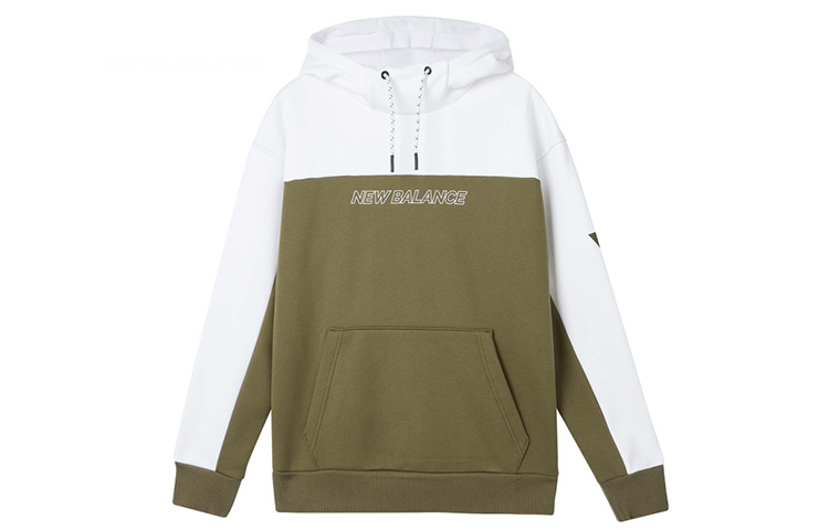 New Balance Green Patchwork Sweatshirt AMT04368-OV