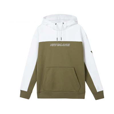 New Balance Green Patchwork Sweatshirt AMT04368-OV