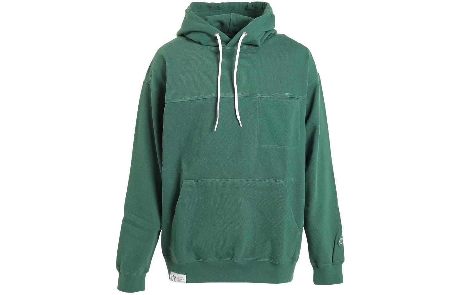 New Balance Green Pullover Hoodie Casual Long Sleeve AMT25075-TFN