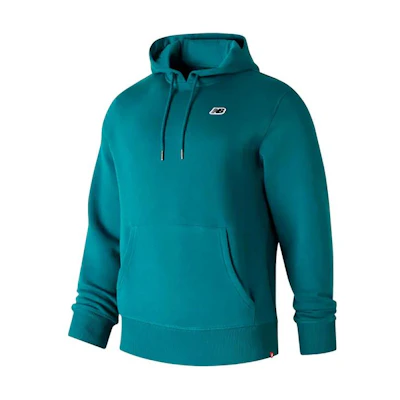 New Balance Green Pullover Hoodie with Logo Print MT23602V-DA