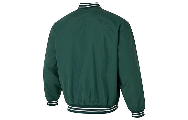 New Balance Green Woven Baseball Collar Casual Jacket AMJ33362-NWG 圖 3