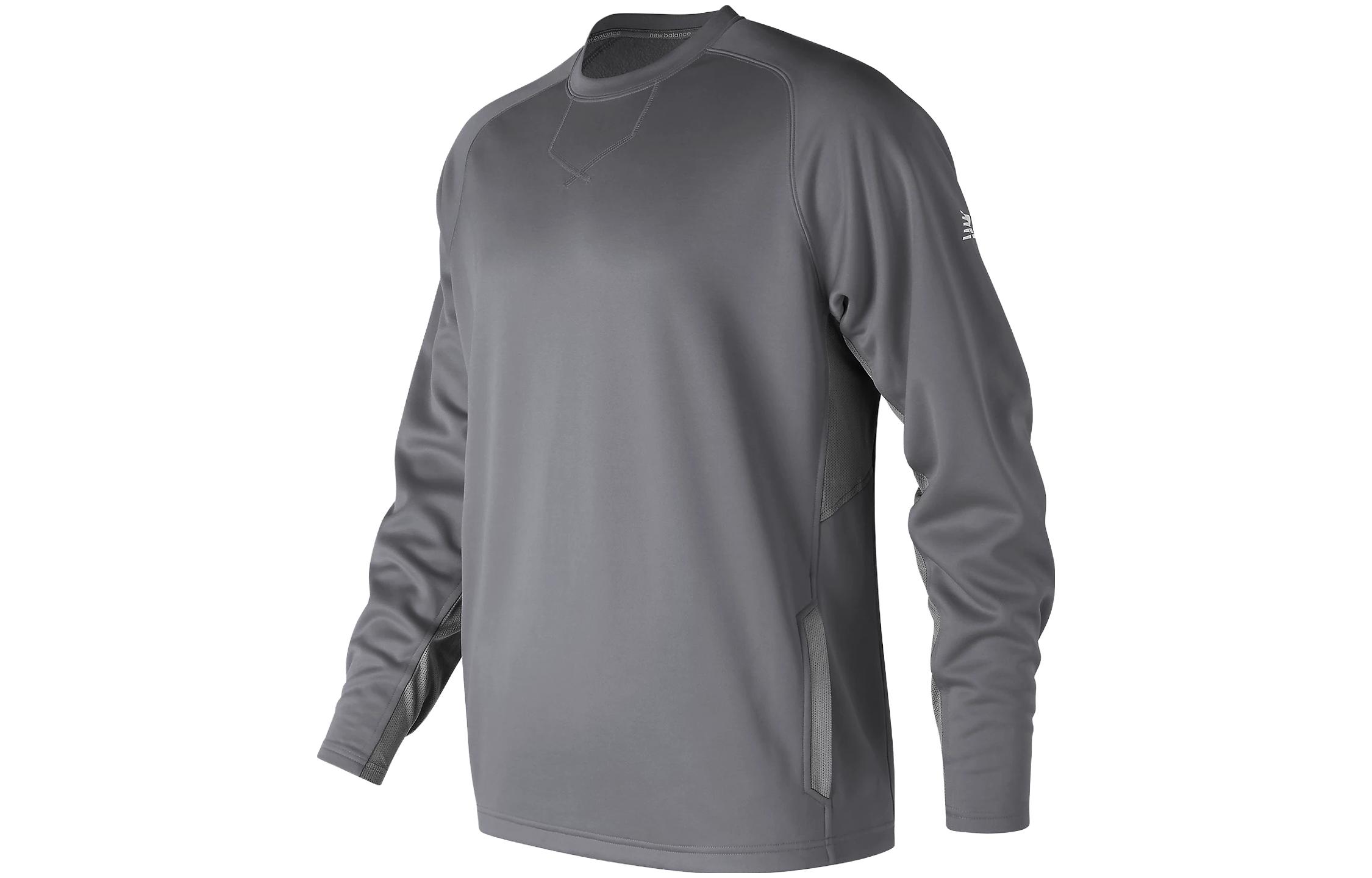 New Balance Grey Crewneck Long Sleeve Sweatshirt Casual MT73707-GNM