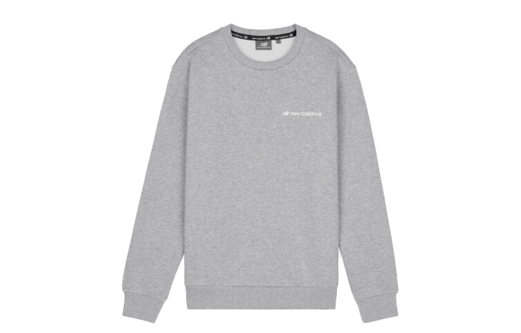 New Balance Grey Crewneck Sweatshirt Pullover - Casual & Comfortable NCA3S531-GR
