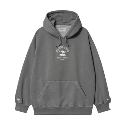 New Balance Grey Logo Print Graphic Long Sleeve Hoodie MT21578-MGT