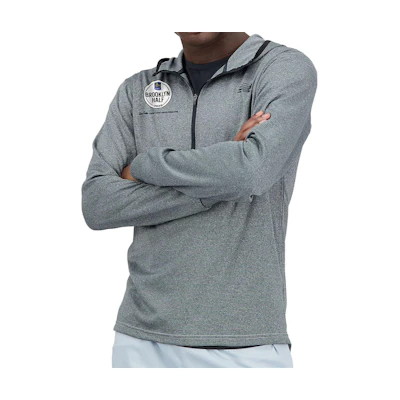 New Balance Grey Logo Print Long Sleeve Sweatshirt MT31202F-LAN