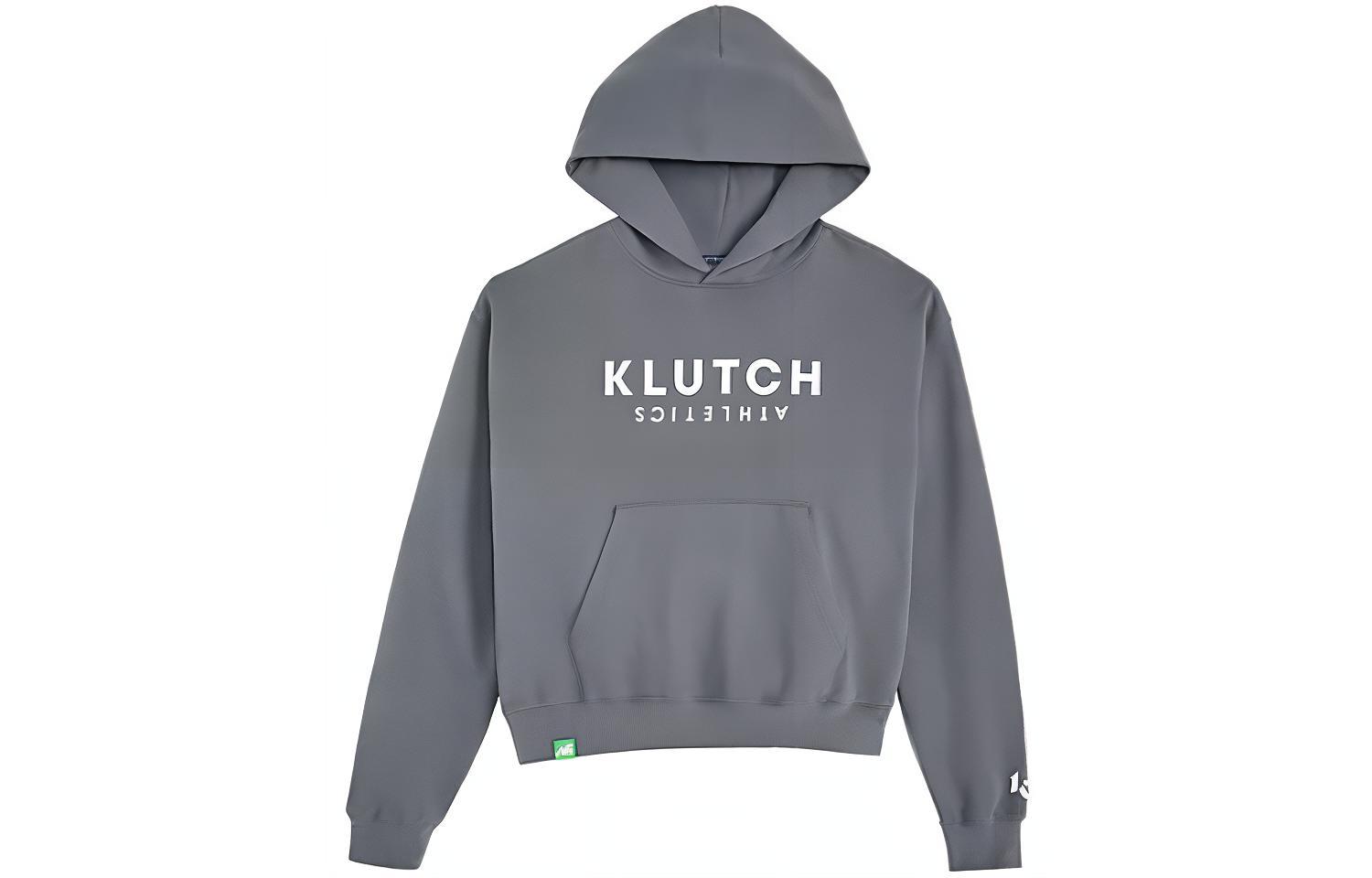 New Balance Grey Pullover Hoodie with Letter Print Design MT31590T-TM