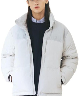 ニューバランス グレー 男女兼用 ダウンジャケット スタンドカラー 無地 デザイン NPD49011-LGR Shop ニューバランス グレー 男女兼用 ダウンジャケット スタンドカラー 無地 デザイン NPD49011-LGR