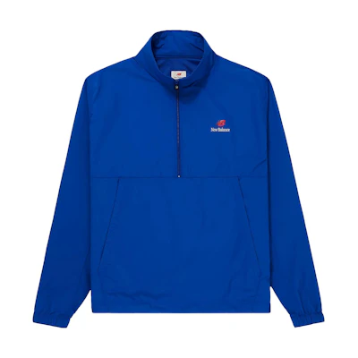New Balance Half-Zip Letter Print Jacket - Navy Blue MJ31540-TRY