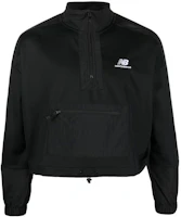 New Balance Half-Zip Pullover with Chest Pocket Black Long Sleeve Sweater WJ21501-BK New Balance Half-Zip Pullover with Chest Pocket Black Long Sleeve Sweater WJ21501-BK