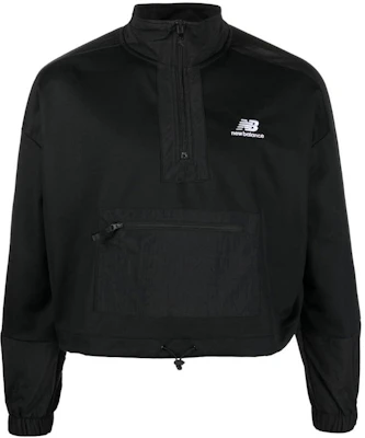 New Balance Suéter Negro de Manga Larga con Cremallera Media y Bolsillo Frontal WJ21501-BK Buy New Balance Suéter Negro de Manga Larga con Cremallera Media y Bolsillo Frontal WJ21501-BK