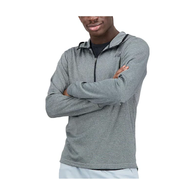 New Balance Half-Zip Solid Color Hoodie Grey MT21089-LAN