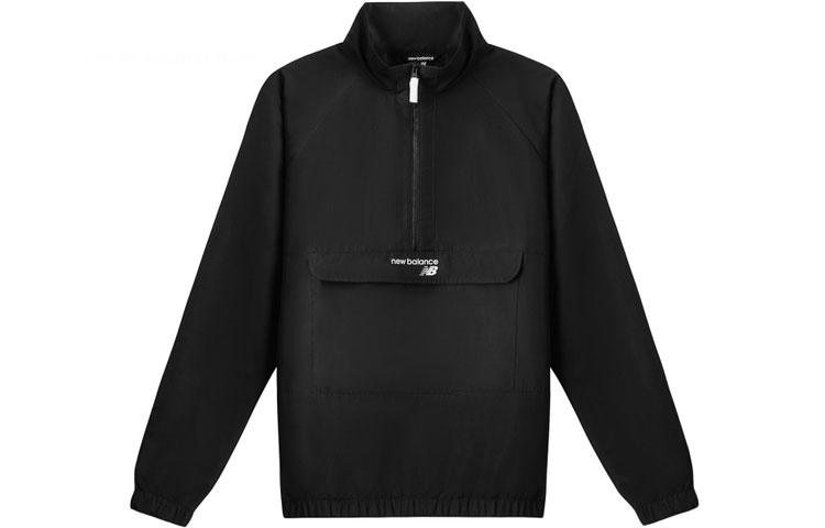 New Balance Half-Zip Stand Collar Jacket Black MJ11911-BK