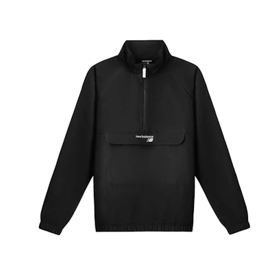 New Balance Half-Zip Stand Collar Jacket Black MJ11911-BK