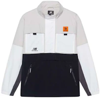 New Balance Half-Zip Stand Collar Multi-Pocket Retro Jacket Black White Unisex NAA56143-BK New Balance Half-Zip Stand Collar Multi-Pocket Retro Jacket Black White Unisex NAA56143-BK
